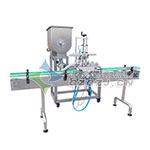 雙頭直線式紅油豆瓣醬灌裝機_郫縣豆瓣灌裝機